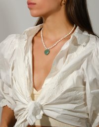 Ожерелье с жемчугом и подвеской H-Naturale 3 S
