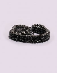 Чокер из кристаллов Shine black 3