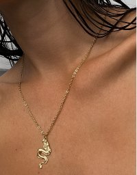 Цепочка с маленьким кулоном DRAGON SILVER