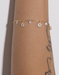 Браслет цепочка с подвесками VOEK