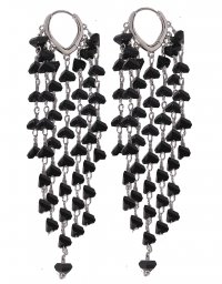 Серьги VETREV CRYSTAL BLC