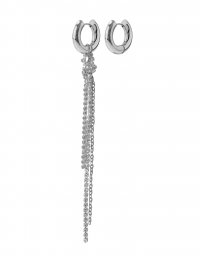 Серьги-кольца HOOP Crystall S