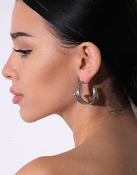 Серьги-кольца гвозди Nails S