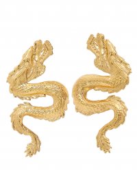 Клипсы драконы DRAGON GOLD
